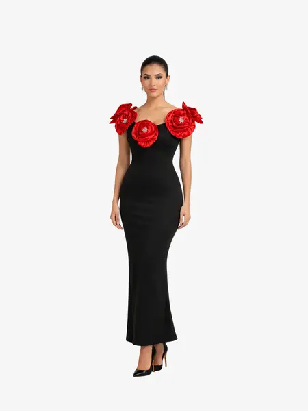 Rochie Scurta "Gretta", Rosu - XL
