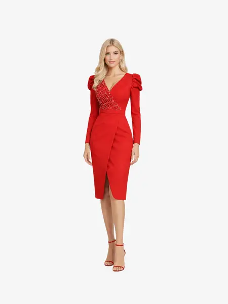 Rochie Scurta "Laryss", Rosu - S