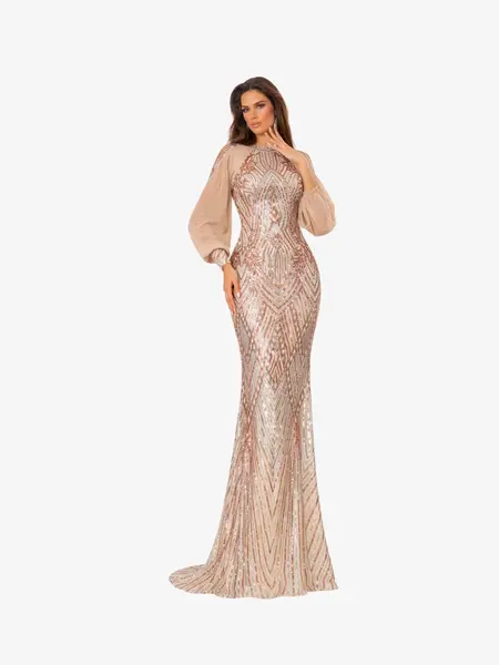 Rochie Tip Sirena "Siena", Aurie - S