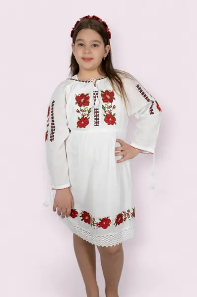 Rochie traditionala fetite Alberta 2