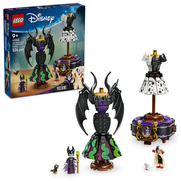 Rochiile lui Maleficent si Cruella De Vil