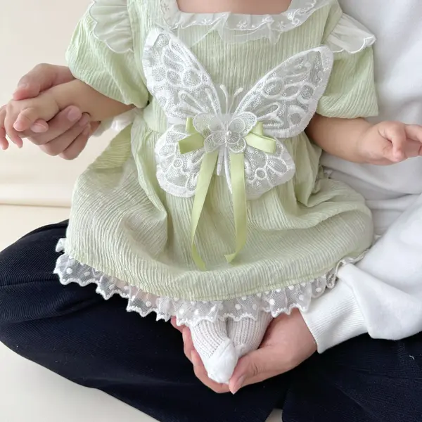 Rochita Fetite Verde Pastel Serena - 3-6 luni
