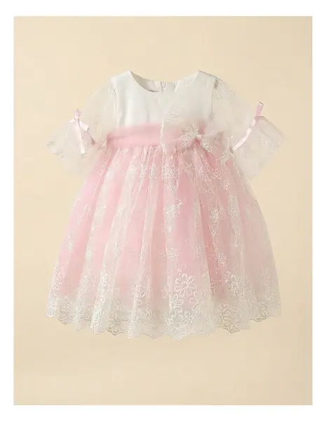 Rochita premium Elisha, cu roz