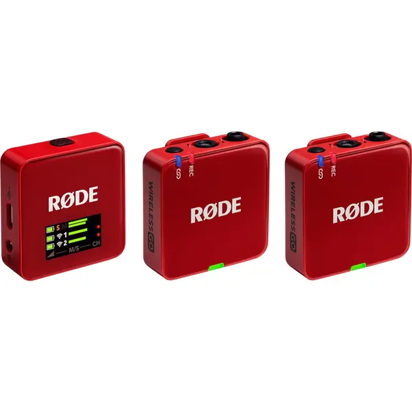 Rode Sistem de microfon wireless RODE GO III, Rosu