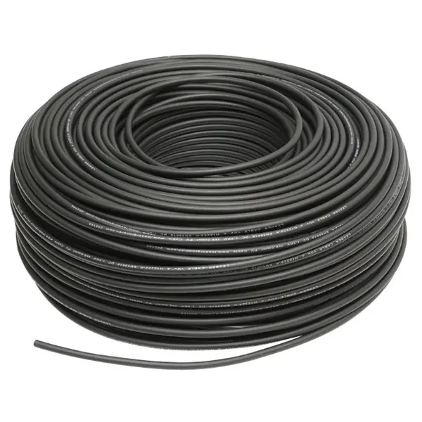 Rola 100ml cablu solar PV cupru stanat 1 x 4mm negru Rcb Electro