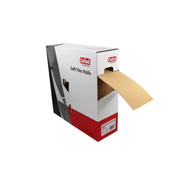 Rola 200 buretei abrazivi pretaiati 115x125mm, P400 COLAD