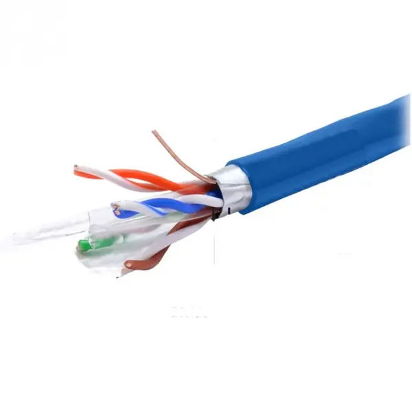 Rola cablu de retea RJ45 305m FTP cat.6 CU Albastru, TED002426