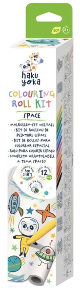 Rolă de colorat Haku Yoka - Cosmos, 3 m