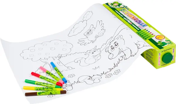 Rola de desenat JOLLY cu carioci BOOSTER XL 6 culori
