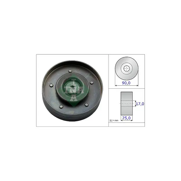 Rola ghidare/conducere, curea transmisie Schaeffler INA 532 0694 10