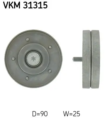 Rola ghidare/conducere, curea transmisie SKF VKM 31315