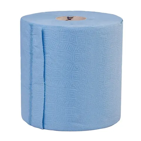 Rola hartie profesionala 2 straturi, albastra, 100% celuloza, 450 coli, 36x20cm MADDOX 162m