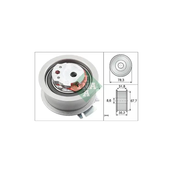 rola intinzator,curea distributie Schaeffler INA 531 0628 30