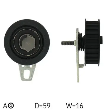 rola intinzator,curea distributie SKF VKM 12277