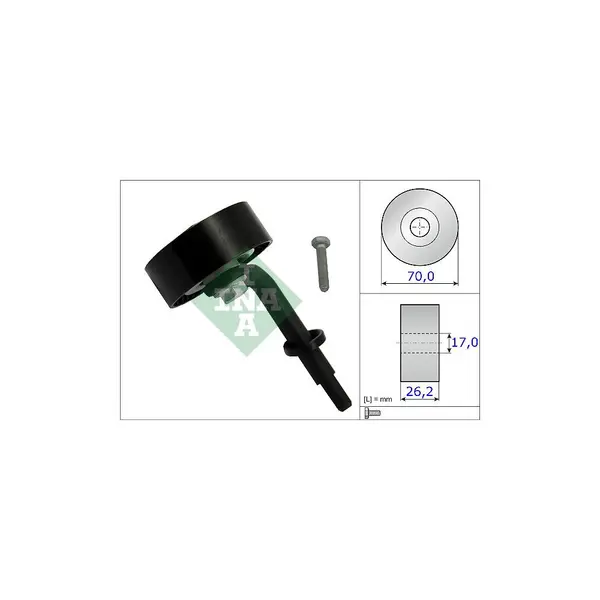 rola intinzator,curea transmisie Schaeffler INA 531 0783 10