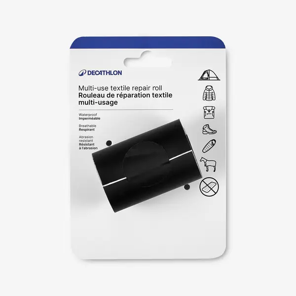 Rolă multifuncțională autoadezivă pentru reparații textile Negru