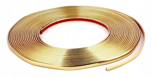 Rola Ornament autoadeziv, 8mm x 15m, culoare Crom GOLD
