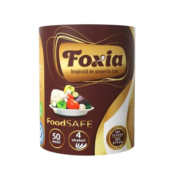 Rola prosop 4 straturi 50m Foxia Rola prosop 4 straturi 50m Foxia