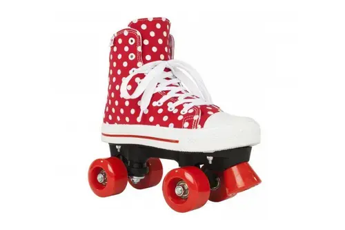 Role ROOKIE CANVAS HIGH POLKA DOTS, 33 (Rosu)