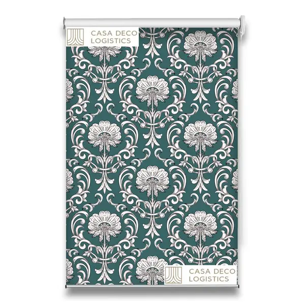 Roletă textilă Royal 5019 cu model floral elegant