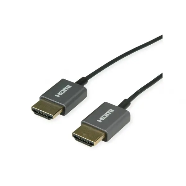 Roline Cablu HDMI Ultra HD 8K60Hz Ultra Slim Negru 1.5m, Roline 11.04.5937
