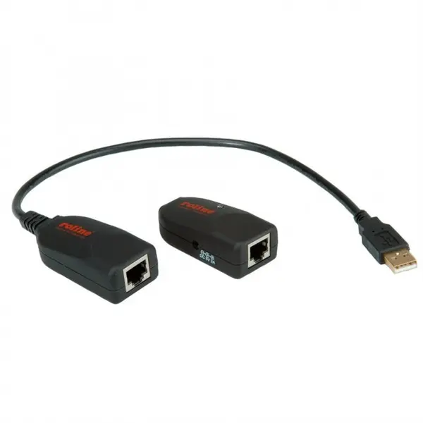 Roline Cablu prelungitor USB 2.0 prin RJ45 max. 50m, Roline 12.04.1100