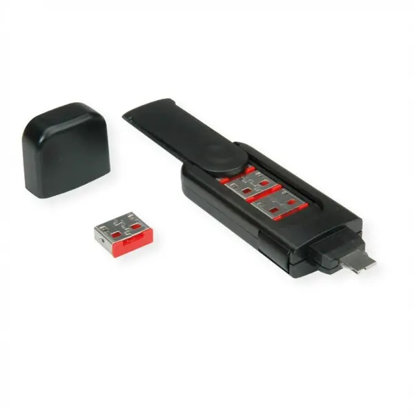 Roline Cheie pentru securizarea portului USB + 4 blocatoare, Roline 11.02.8330
