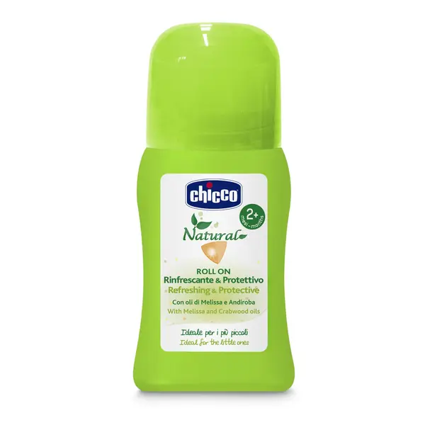 Roll-on revigorant si protector Chicco, ulei de melissa si andiroba, 60ml, 2luni+