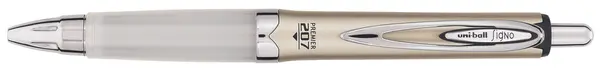 Roller automat cu gel Uniball Signo 207 Premier – Negru, 0.7 mm