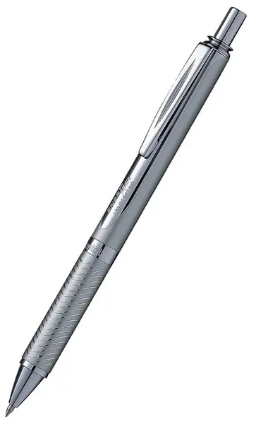 Roller automat Pentel BL 407 - Argintiu, in cutie