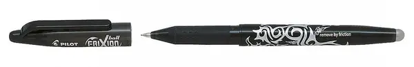 Roller care se sterge cu radiera Pilot FriXion - Negru, 0.7 mm