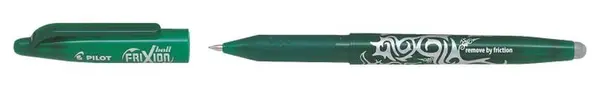 Roller care se sterge cu radiera Pilot FriXion - Verde, 0.7 mm