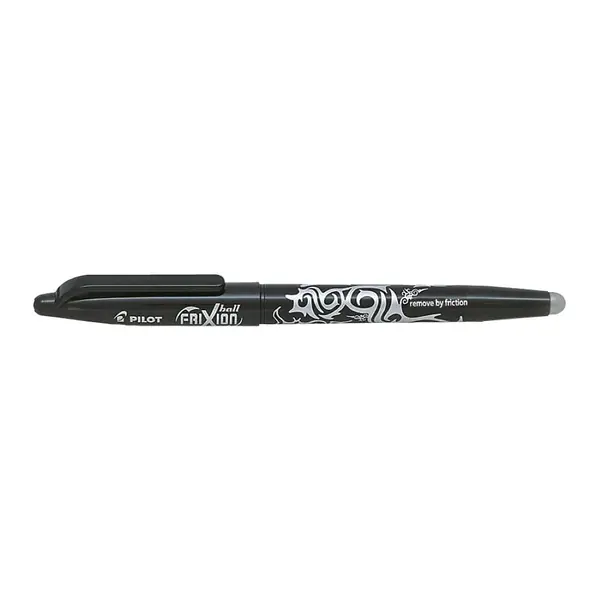 Roller cu cerneala Pilot Frixion Ball diverse culori 0.7 mm cu capac Roller cu cerneala Pilot Frixion Ball diverse culori 0.7 mm cu capac Negru