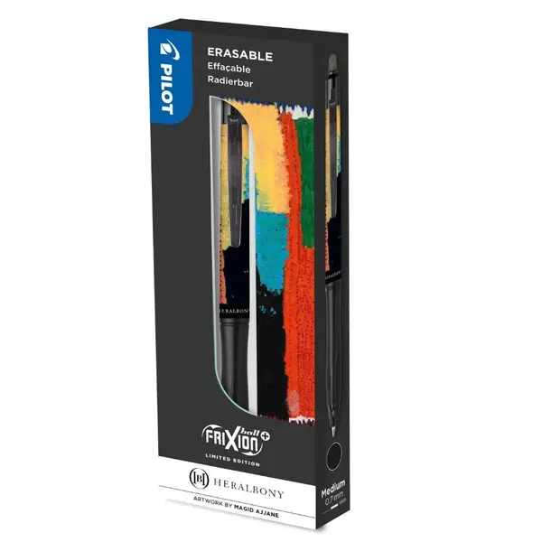 Roller cu cerneală Pilot FriXion Ball + Heralbony diverse modele 0.7 mm cu click și cutie cadou Ediție Limitată Roller cu cerneală Pilot FriXion Ball + Heralbony diverse modele 0.7 mm cu click și cutie cadou Ediție Limitată german art