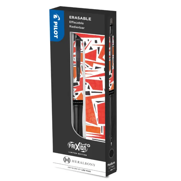 Roller cu cerneală Pilot FriXion Ball + Heralbony diverse modele 0.7 mm cu click și cutie cadou Ediție Limitată Roller cu cerneală Pilot FriXion Ball + Heralbony diverse modele 0.7 mm cu click și cutie cadou Ediție Limitată french art