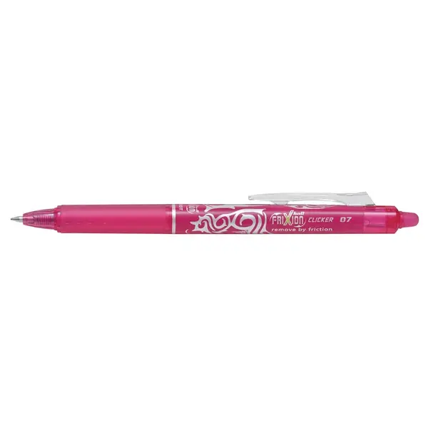 Roller cu cerneala Pilot Frixion Clicker diverse culori 0.7 mm Roller cu cerneala Pilot Frixion Clicker diverse culori 0.7 mm roz