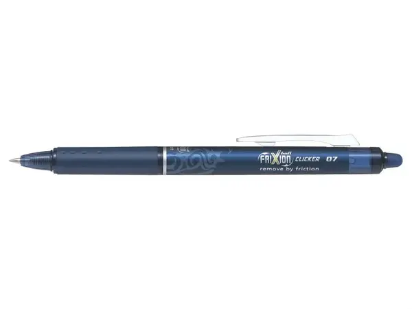 Roller cu cerneala Pilot Frixion Clicker diverse culori 0.7 mm Roller cu cerneala Pilot Frixion Clicker diverse culori 0.7 mm bleumarin