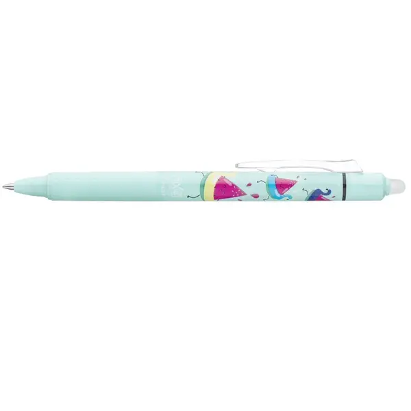 Roller cu cerneala Pilot Frixion Clicker Fancy Pool Party diverse culori 0.7 mm Ediție Limitată Roller cu cerneala Pilot Frixion Clicker Fancy Pool Party diverse culori 0.7 mm Ediție Limitată verde