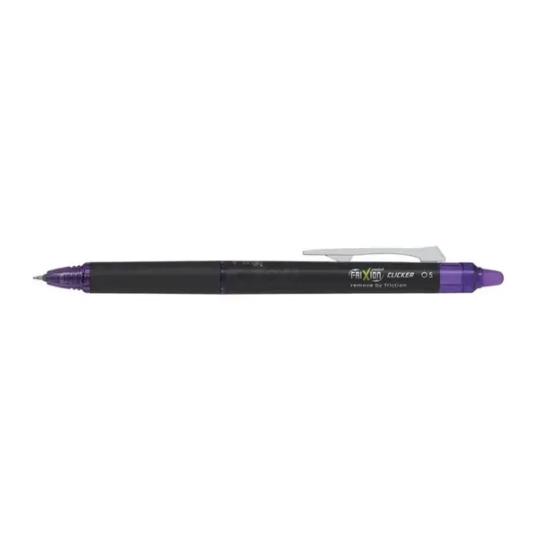Roller cu cerneala Pilot Frixion Clicker Point diverse culori 0.5 mm Roller cu cerneala Pilot Frixion Clicker Point diverse culori 0.5 mm Violet