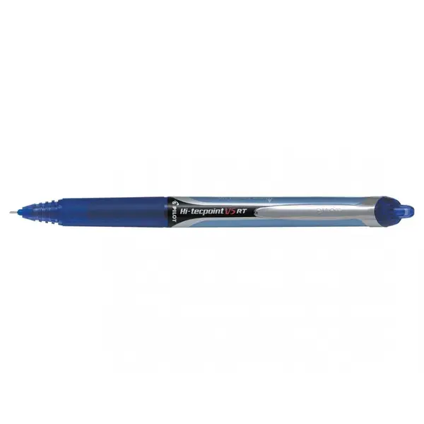 Roller cu cerneala Pilot Hi-Tecpoint V5 RT diverse culori 0.5 mm cu click Roller cu cerneala Pilot Hi-Tecpoint V5 RT diverse culori 0.5 mm cu click albastru