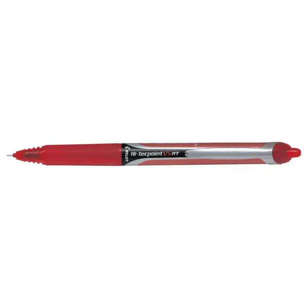 Roller cu cerneala Pilot Hi-Tecpoint V5 RT diverse culori 0.5 mm cu click Roller cu cerneala Pilot Hi-Tecpoint V5 RT diverse culori 0.5 mm cu click rosu