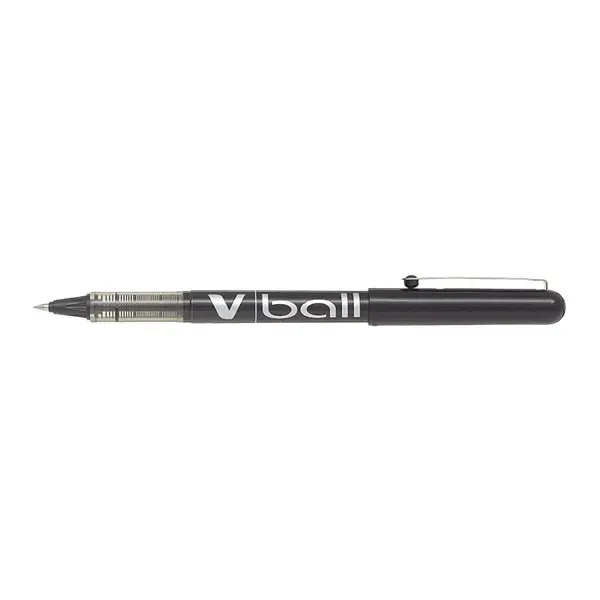Roller cu cerneala Pilot V-Ball diverse culori 0.5 mm cu capac Roller cu cerneala Pilot V-Ball diverse culori 0.5 mm cu capac negru