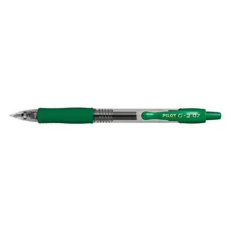 Roller cu gel G-2 ECO Pilot 0.7 mm varf mediu, verde