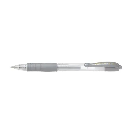 Roller cu gel G-2 Metalic Pilot 0.7 mm varf mediu argintiu