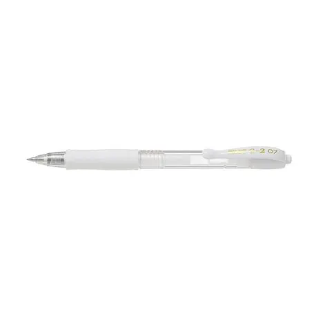 Roller cu gel G-2 Pastel Pilot 0.7 mm varf mediu alb