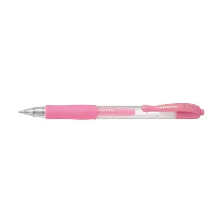 Roller cu gel G-2 Pastel Pilot 0.7 mm varf mediu roz
