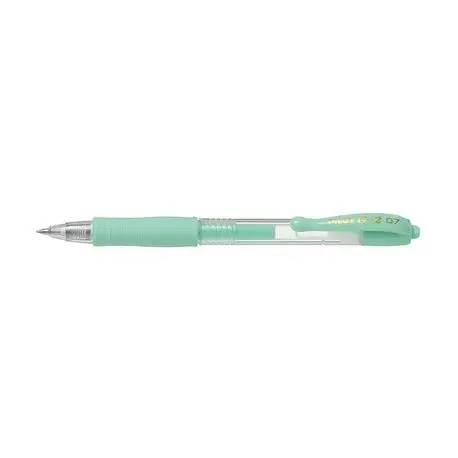 Roller cu gel G-2 Pastel Pilot 0.7 mm varf mediu verde deschis