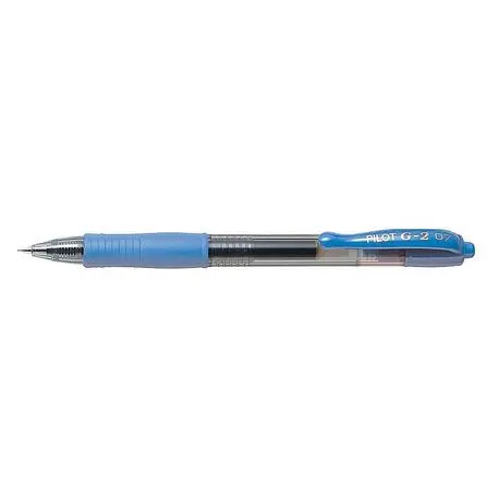 Roller cu gel G-2 Pilot 0.7 mm varf mediu albastru azur