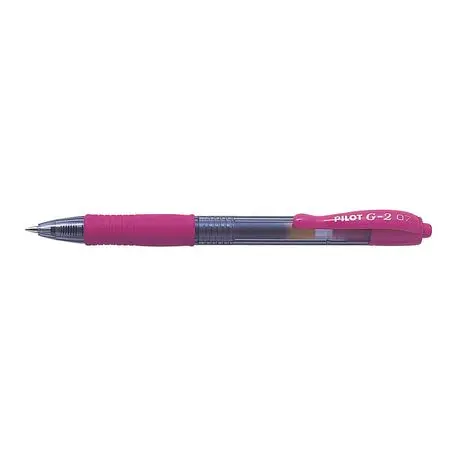 Roller cu gel G-2 Pilot 0.7 mm varf mediu roz