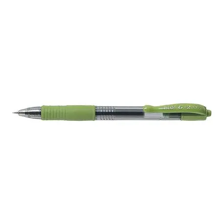 Roller cu gel G-2 Pilot 0.7 mm varf mediu verde deschis